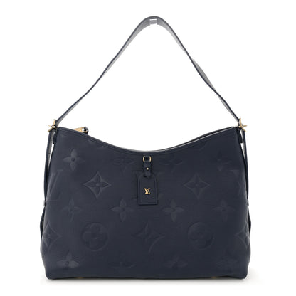 Louis Vuitton Empreinte Monogram Giant CarryAll MM Navy 1 of 11
