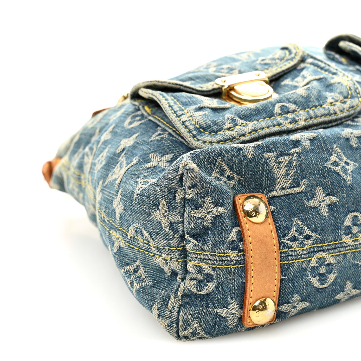 Louis Vuitton Denim Baggy GM Blue 8 of 13
