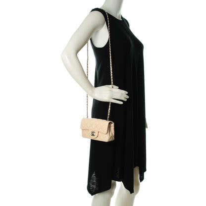 Chanel Patent Calfskin Quilted Extra Mini Flap Pink 2 of 8
