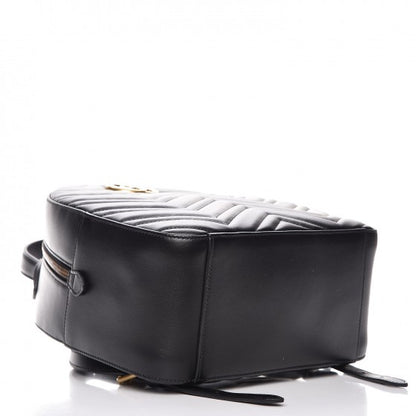 Gucci Calfskin Matelasse GG Marmont Backpack Black 4 of 7