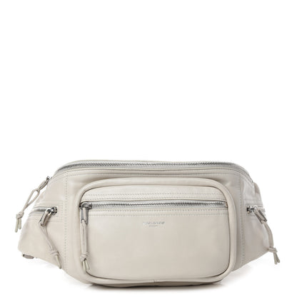 Saint Laurent Calfskin Ripstop Logo Body Belt Bag Crema Soft 1 of 9