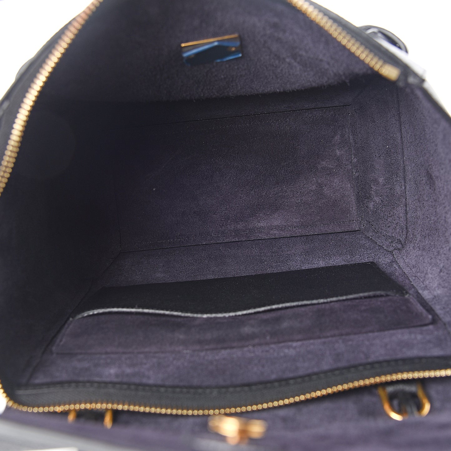 Grained Calfskin Micro Belt Bag Black