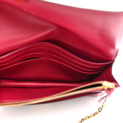 Louis Vuitton Monogram Flore Chain Wallet Fuchsia 5 of 13