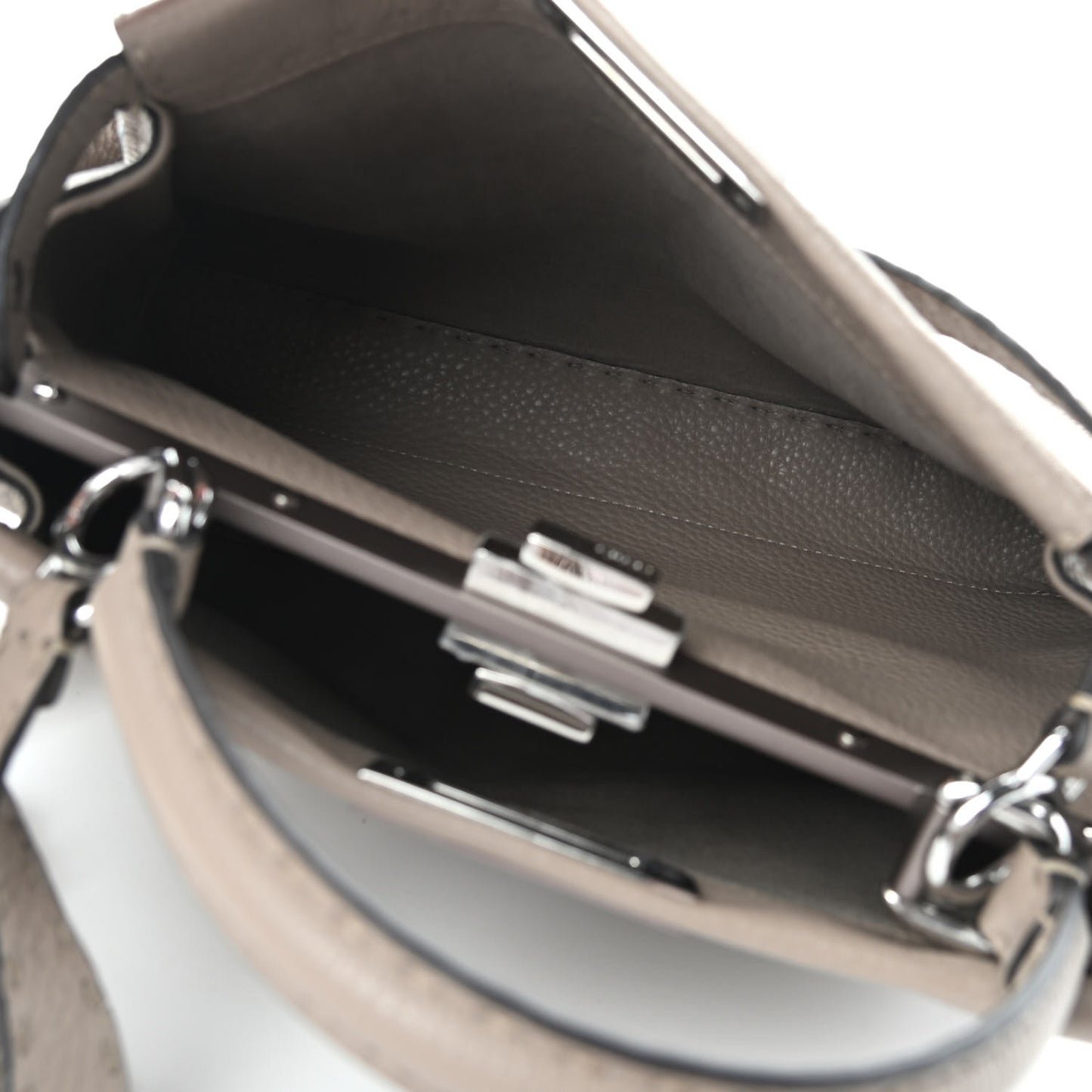 Cuoio Romano Selleria Medium Peekaboo Iconic Satchel Corda