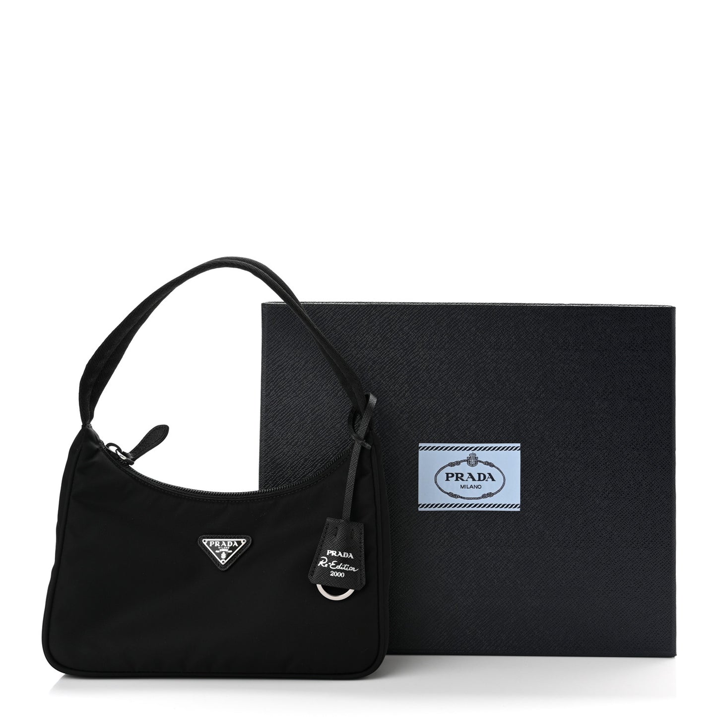 Tessuto Nylon Mini Re-Edition 2000 Bag Black