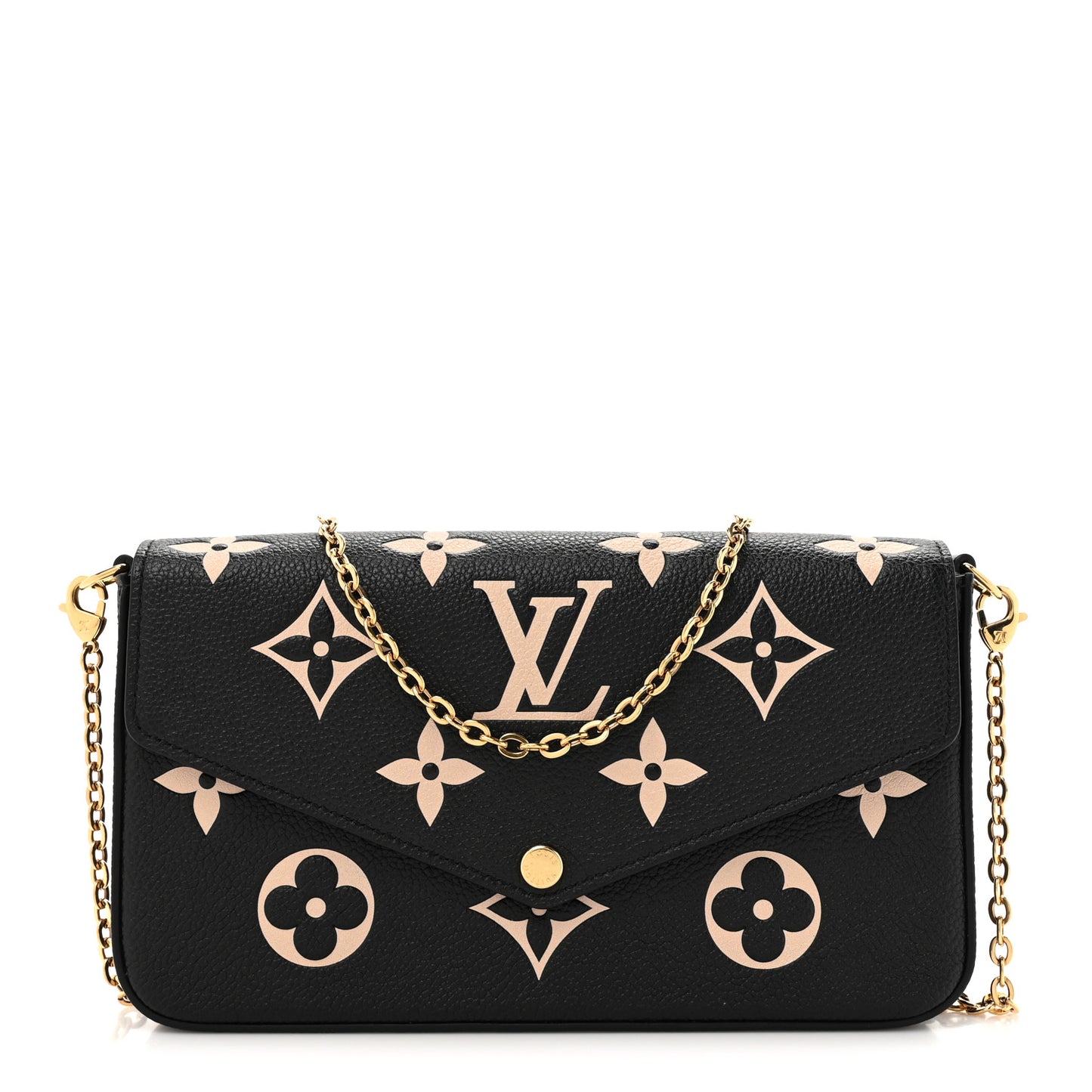 Empreinte Monogram Giant Felicie Pochette Black Beige
