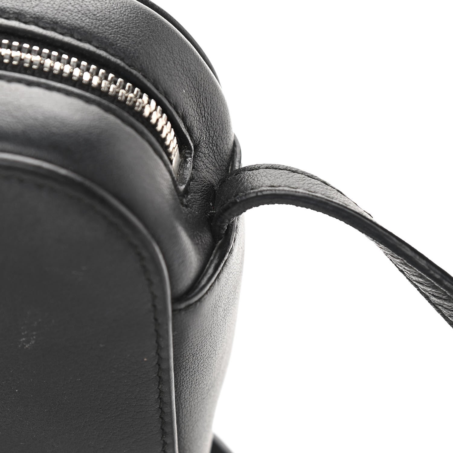 Balenciaga Calfskin Logo XS Everyday Camera Bag Black 9 of 10