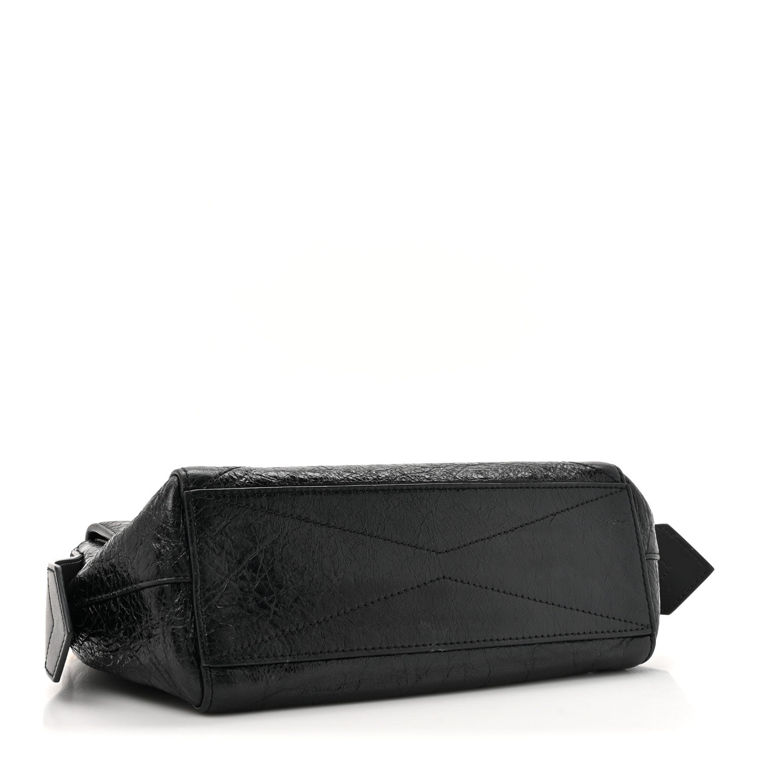 Givenchy Creased Patent Calfskin Small ID Flap Black 4 of 11