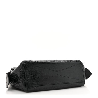 Givenchy Creased Patent Calfskin Small ID Flap Black 4 of 11