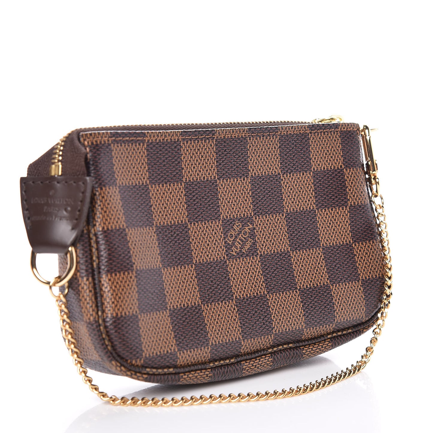 Damier Ebene Complice Trunks and Bags Mini Pochette Accessories Red