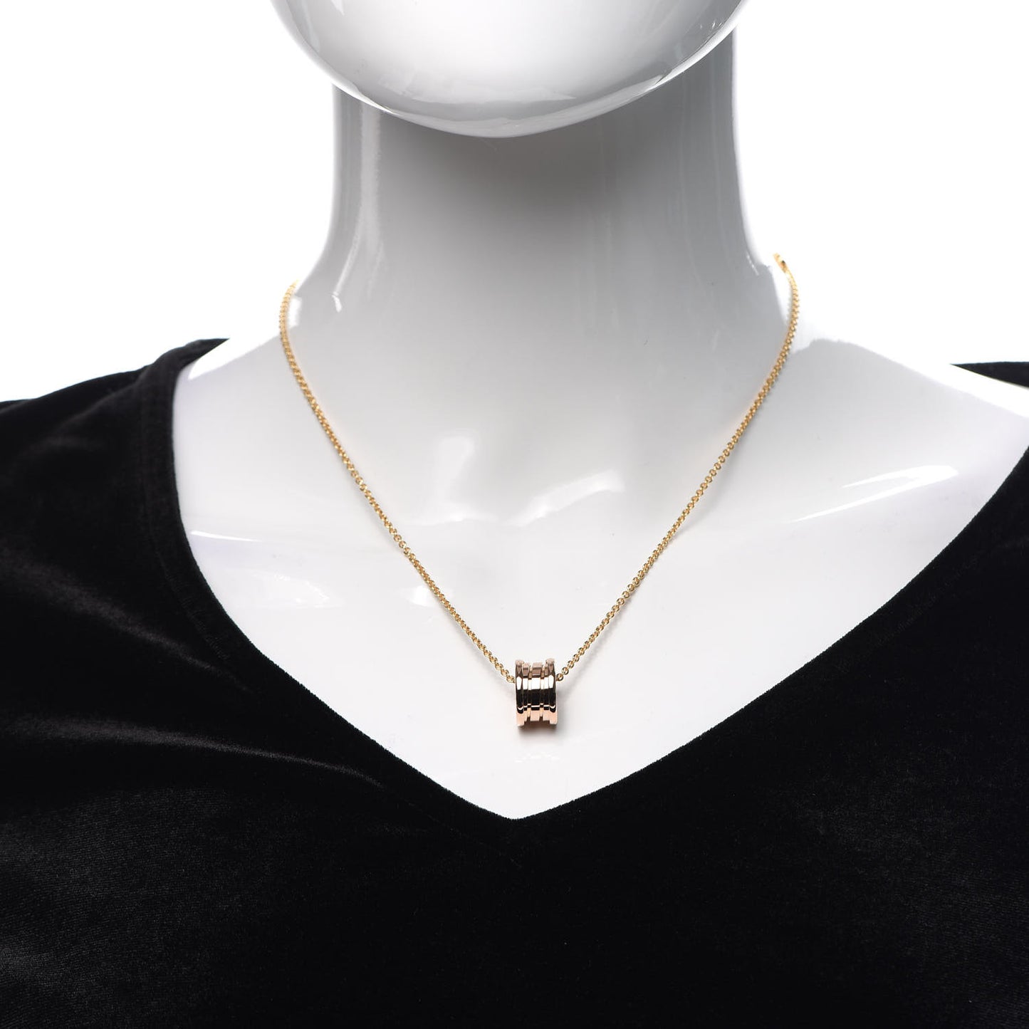 18K Yellow Gold B.Zero1 Pendant Necklace