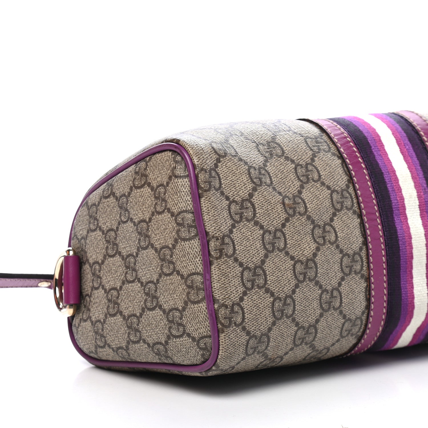 Gucci GG Plus Monogram Web Small Joy Boston Purple 8 of 9