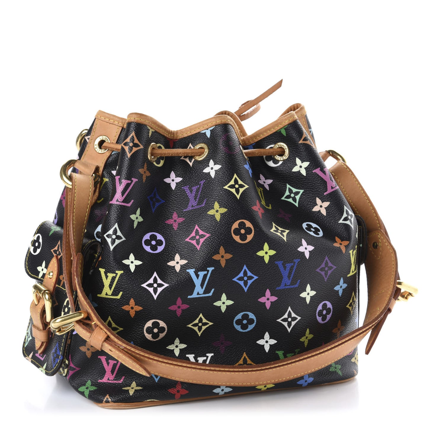 Monogram Multicolor Petit Noe Black
