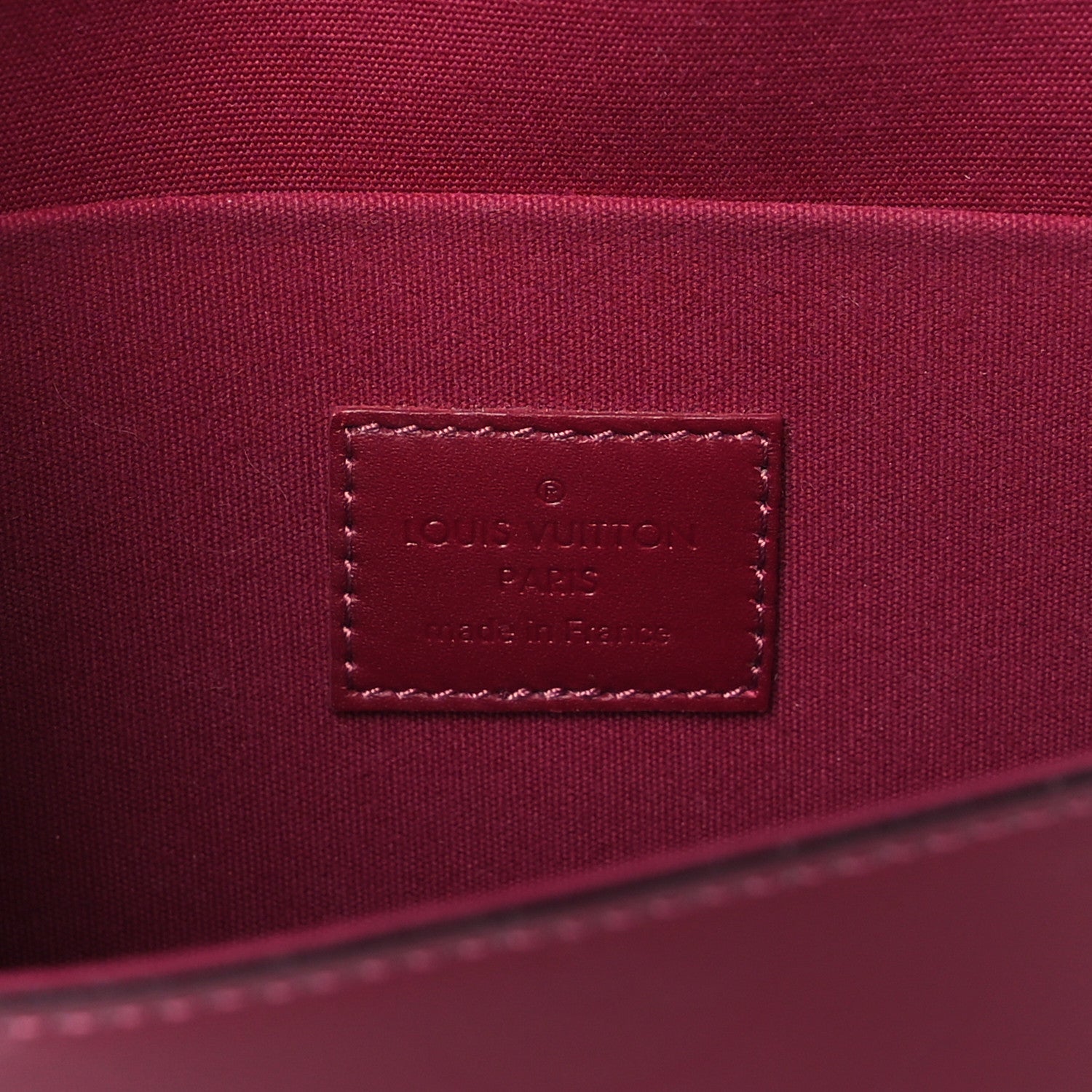 Louis Vuitton Vernis Felicie Chain Wallet Magenta 7 of 10