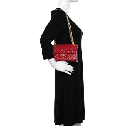 Chanel Aged Calfskin Quilted 2.55 Reissue Mini Flap Red 2 of 13