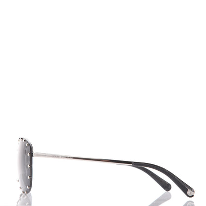 Louis Vuitton The Party Aviator Sunglasses Z0995E Black 2 of 9