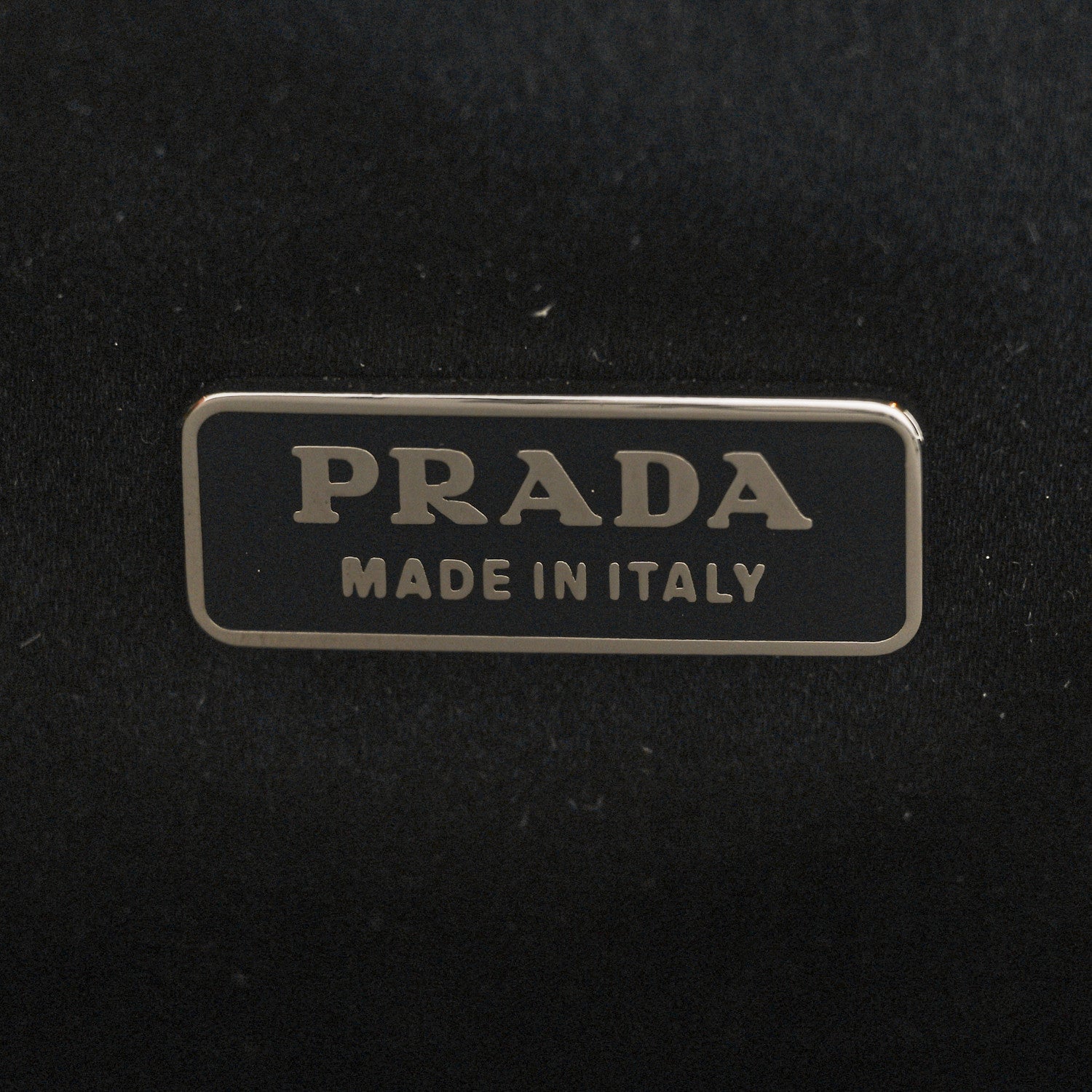 Prada Satin Raso Shoulder Bag Black 5 of 9