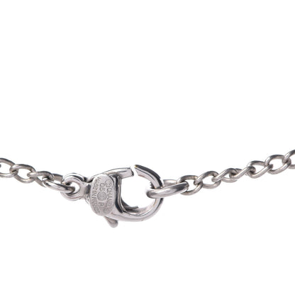 Chanel Crystal CC Necklace Silver Black 5 of 5