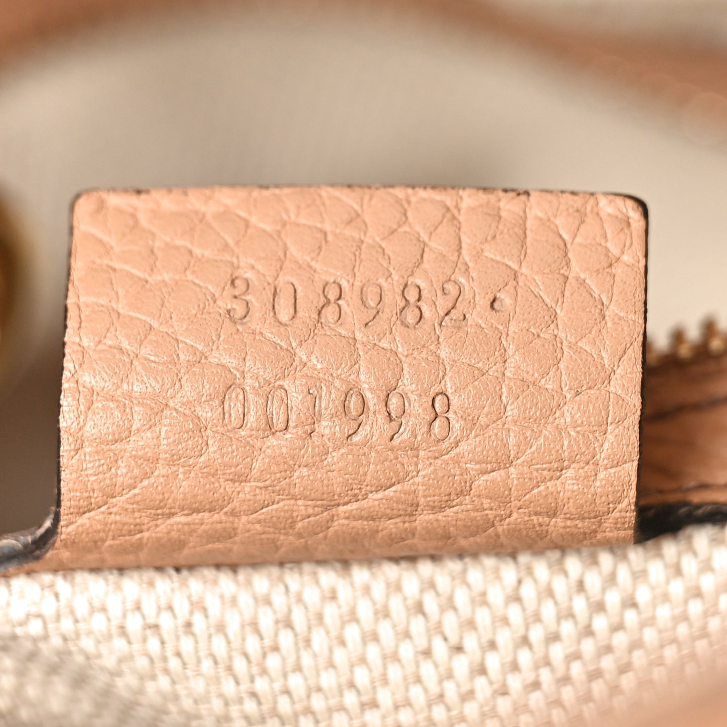 Pebbled Calfskin Medium Soho Chain Shoulder Bag Camelia