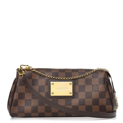Louis Vuitton Damier Ebene Eva Clutch 1 of 8