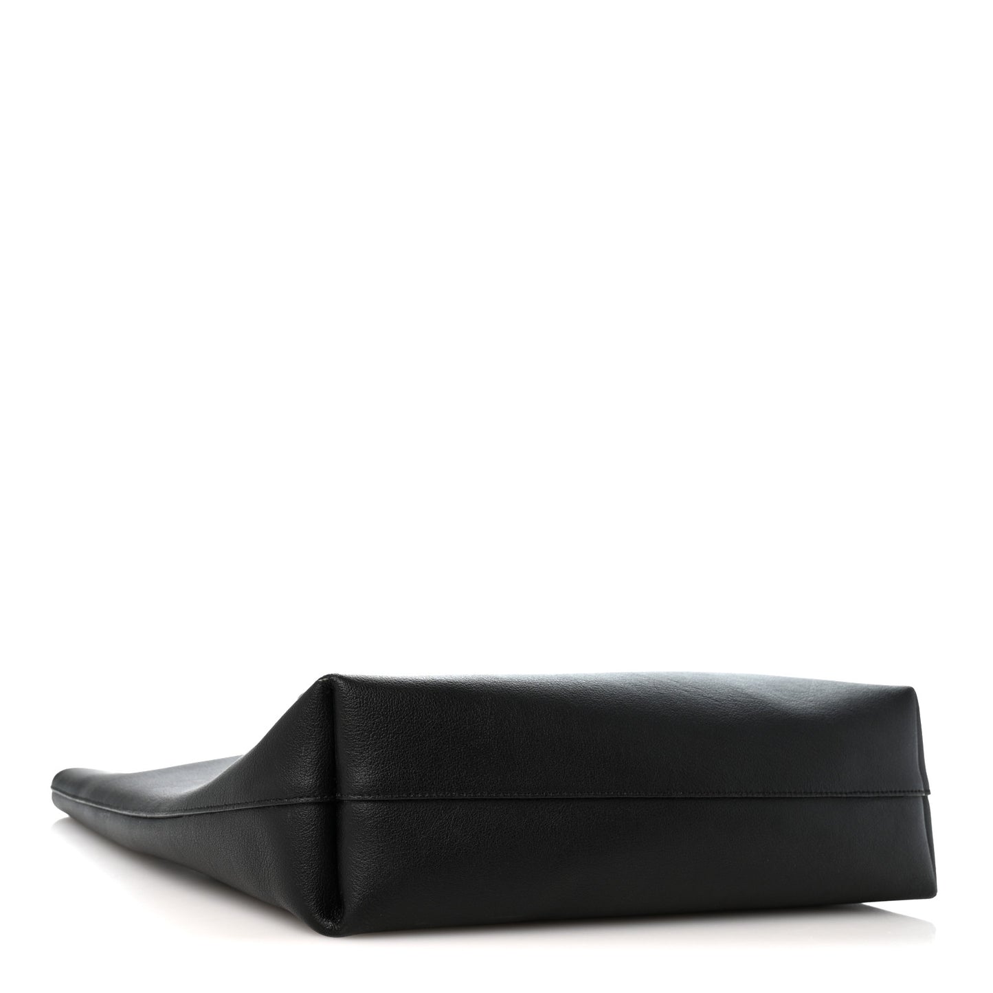 Calfskin North-South Shopping Tote Black
