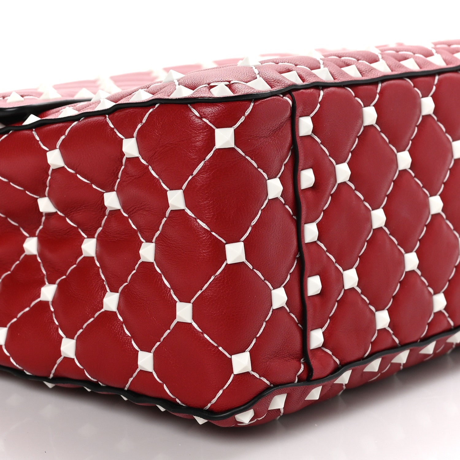 Valentino Garavani Nappa Large Free Rockstud Spike Shoulder Bag Rosso Valentino 7 of 8