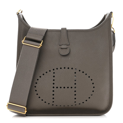 Hermes Taurillon Clemence Evelyne III PM Etain 1 of 14