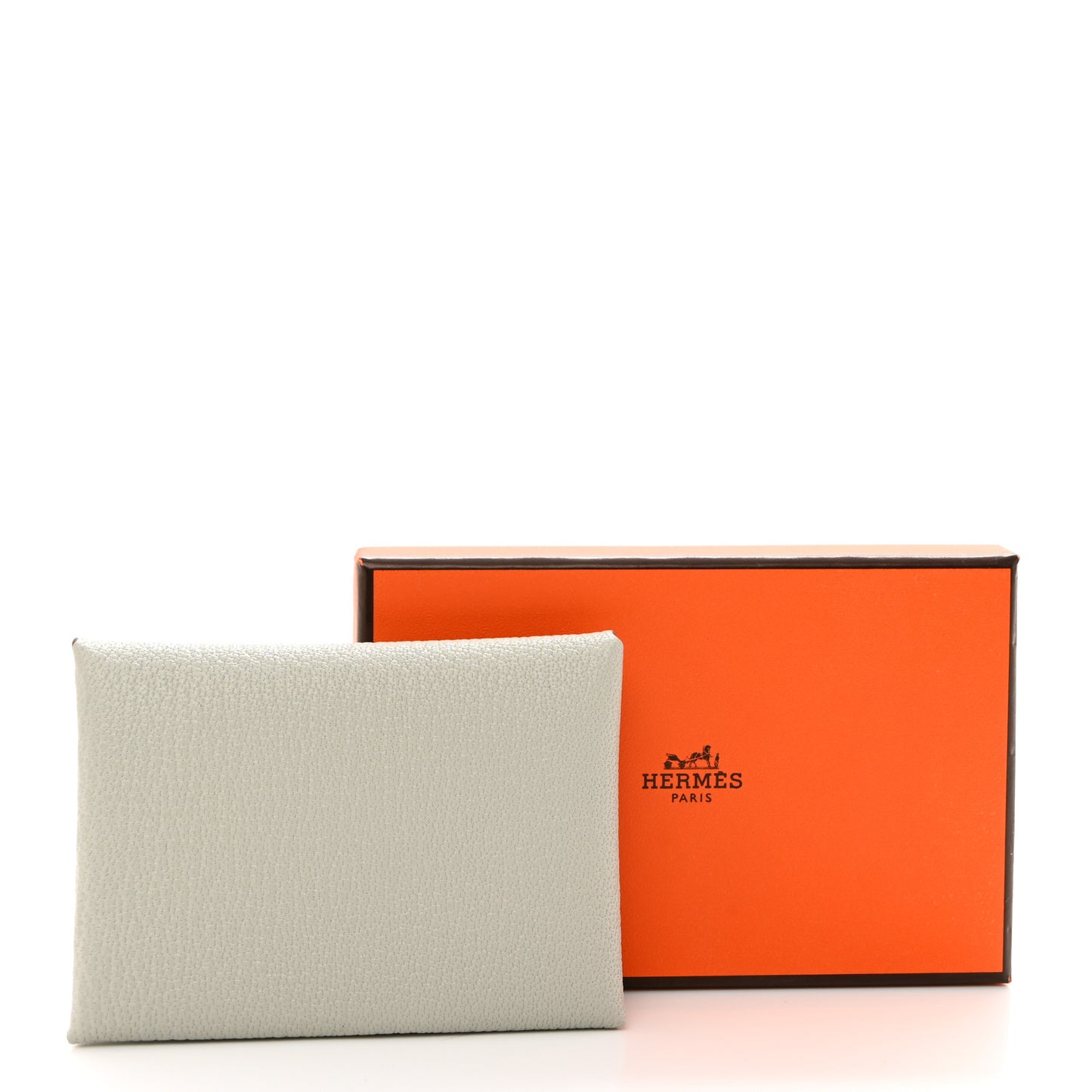 Chevre Mysore Calvi Duo Card Case Gris Perle