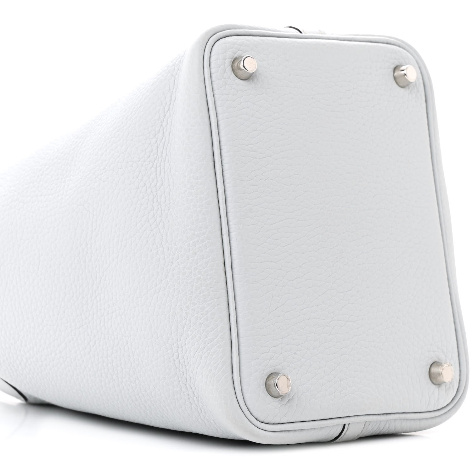 Hermes Taurillon Clemence Picotin Lock 18 PM Bleu Pale 9 of 13