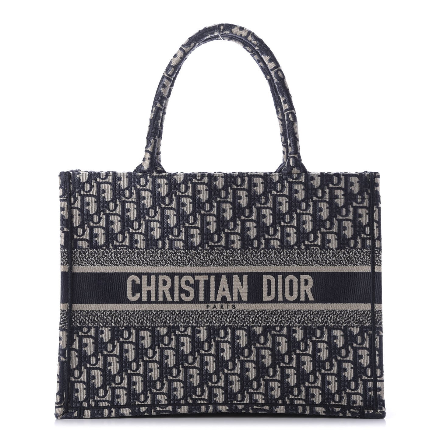 Oblique Medium Book Tote Blue Multicolor