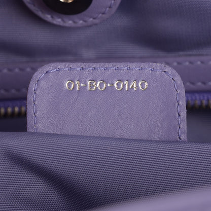 Christian Dior Coated Canvas Cannage Medium Panarea Tote Purple 8 of 8