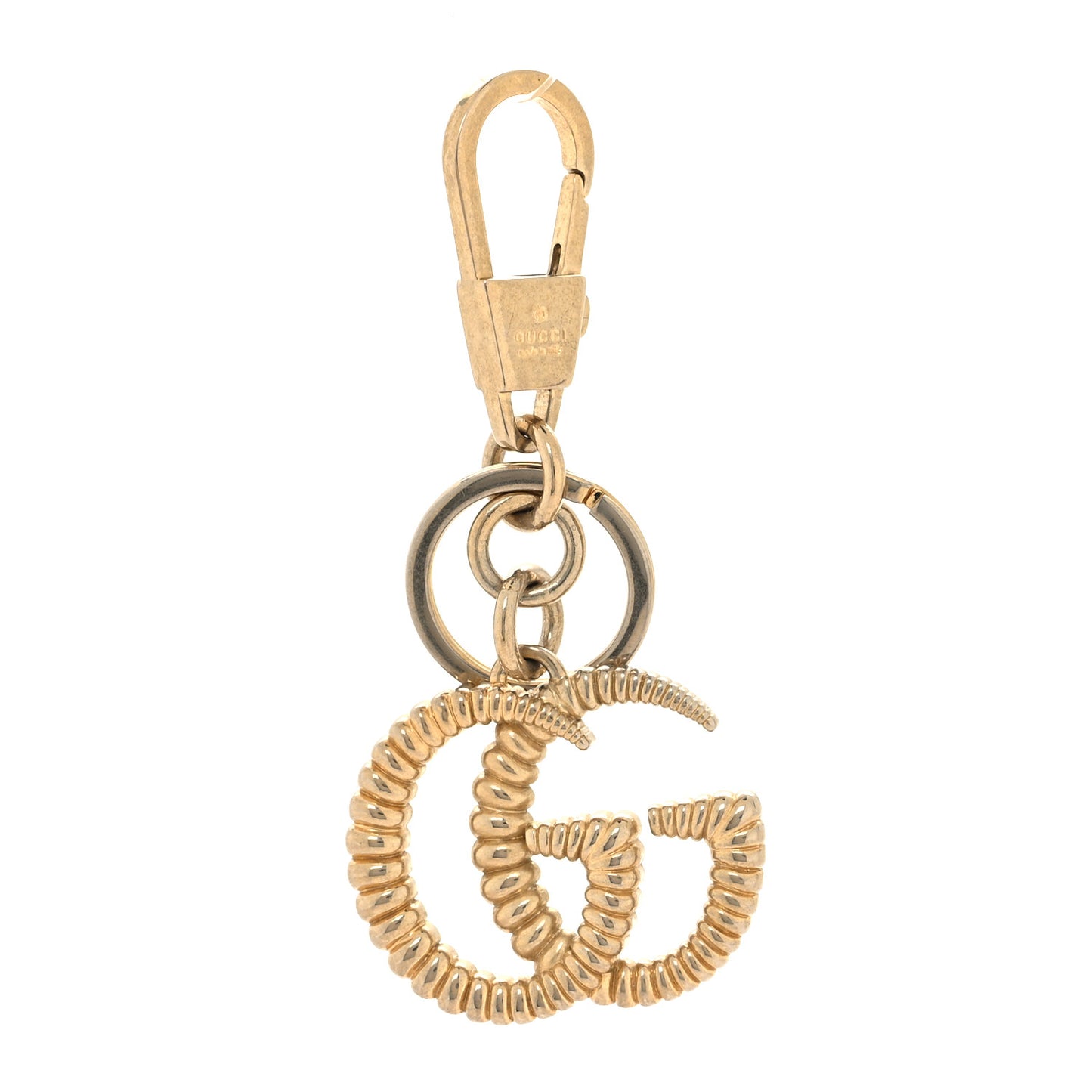 Torchon Double G Key Chain Gold