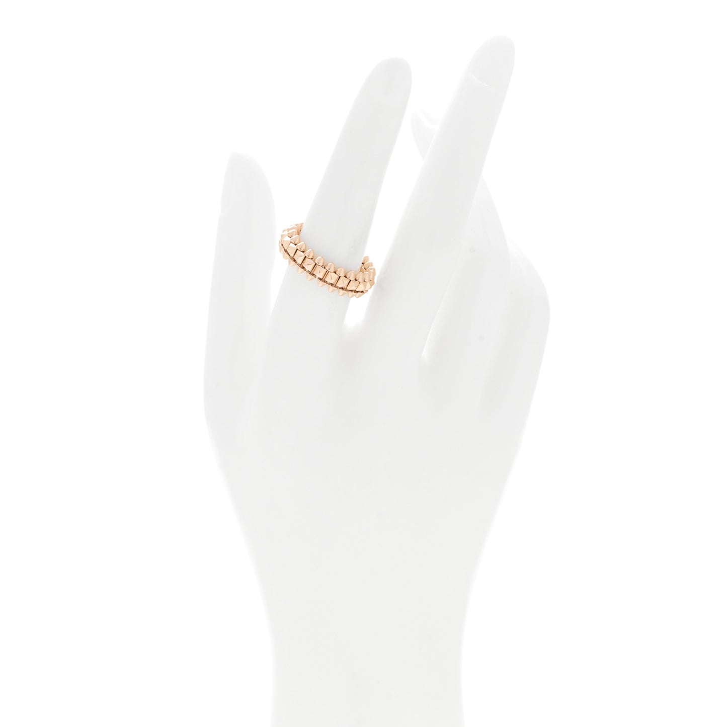 18K Pink Gold SM Clash De Cartier Ring 54 6.75