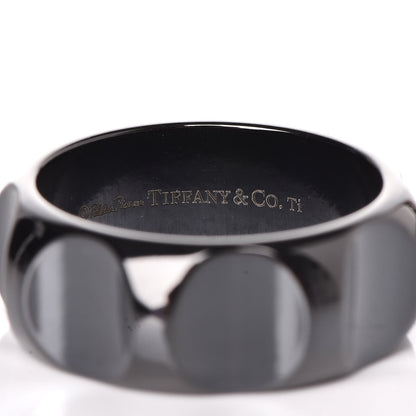 Tiffany Titanium Paloma's Groove Ring 63 10.5 4 of 6