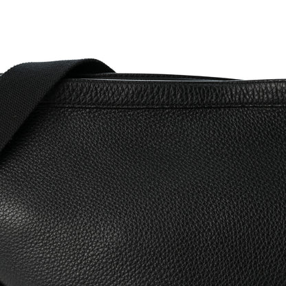 The Row Grained Calfskin Large Slouchy Banana Bag Black 8 of 10