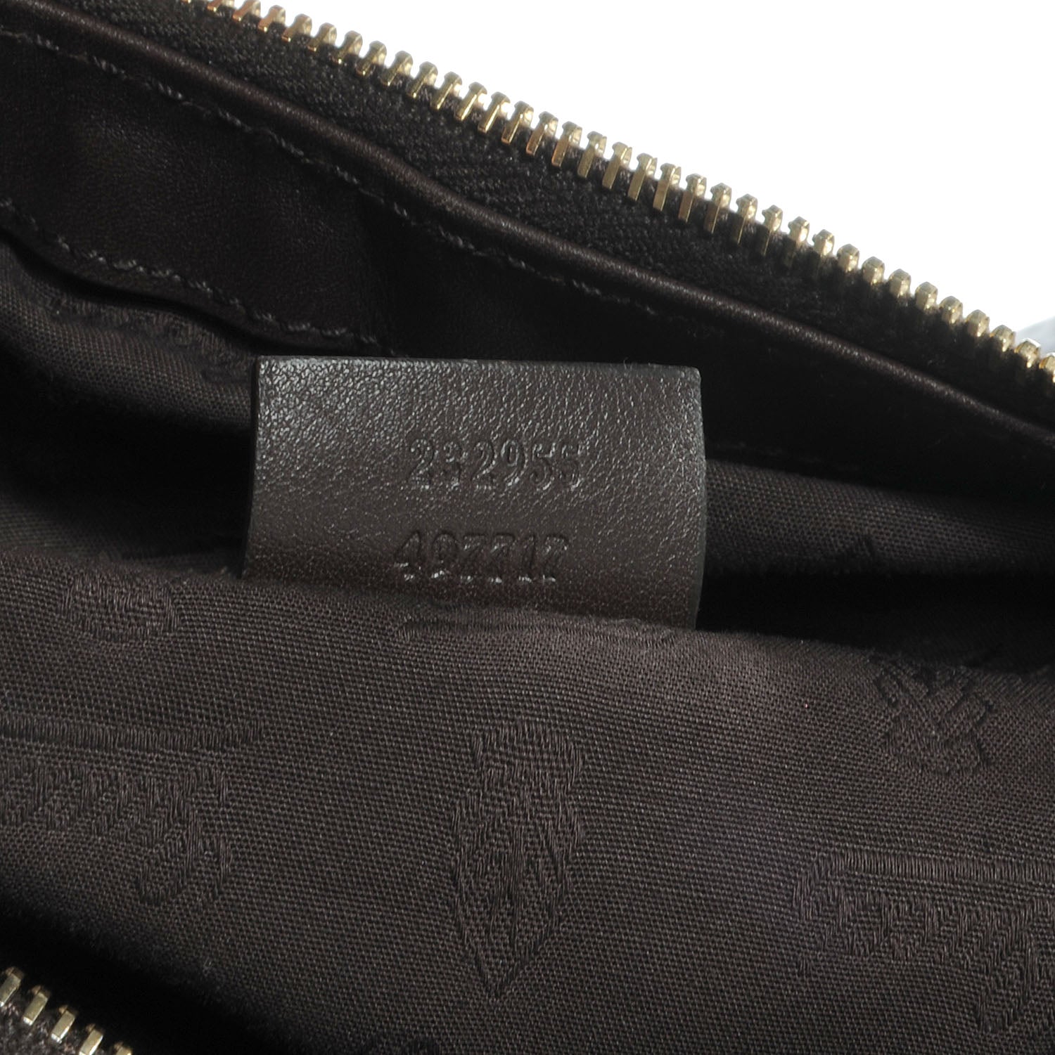 Gucci Guccissima Medium Sukey Hobo Dark Brown 10 of 11
