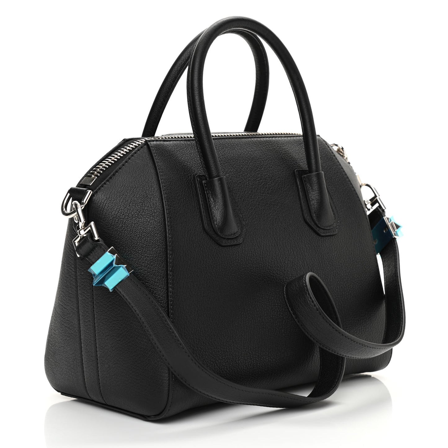 Sugar Goatskin Medium Antigona Black