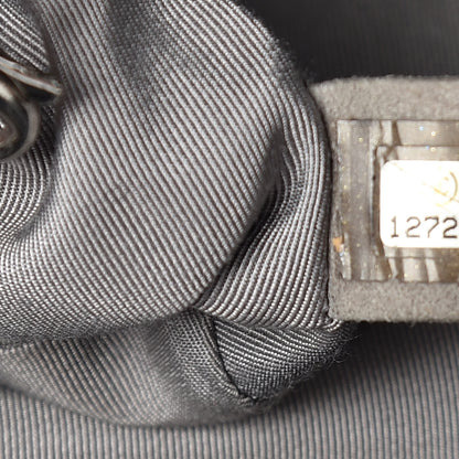 Chanel Aged Calfskin Oversized Reissue Overnight Tote Black 9 of 9