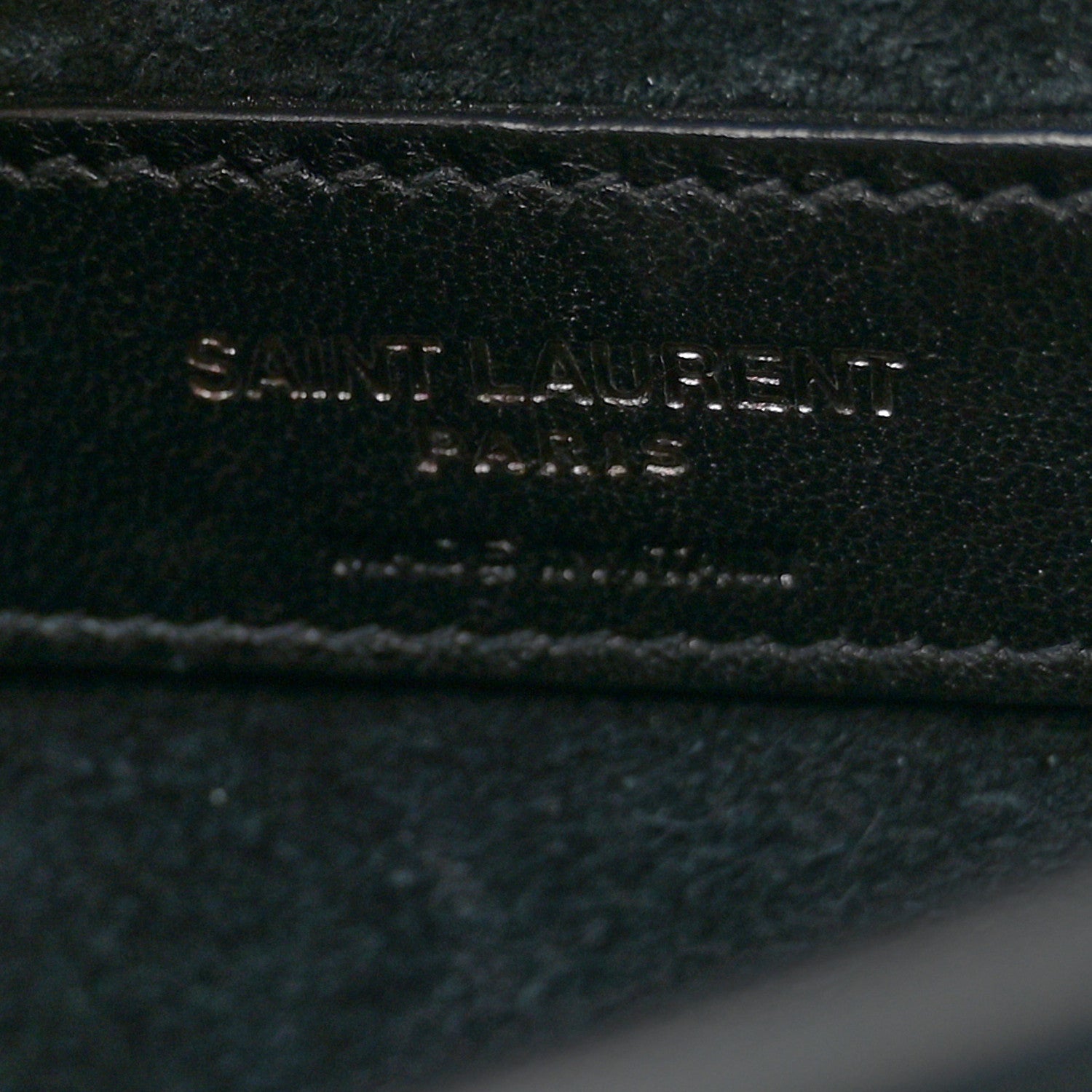Saint Laurent Calfskin Medium Monogram Monochrome Sunset Black 8 of 15