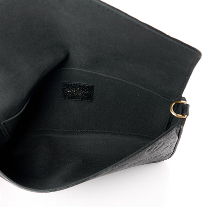 Louis Vuitton Empreinte Pochette Felicie Chain Wallet Black 6 of 15