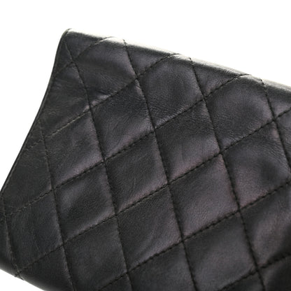 Chanel Calfskin Quilted Cambon Flap Wallet Black White 19 of 19