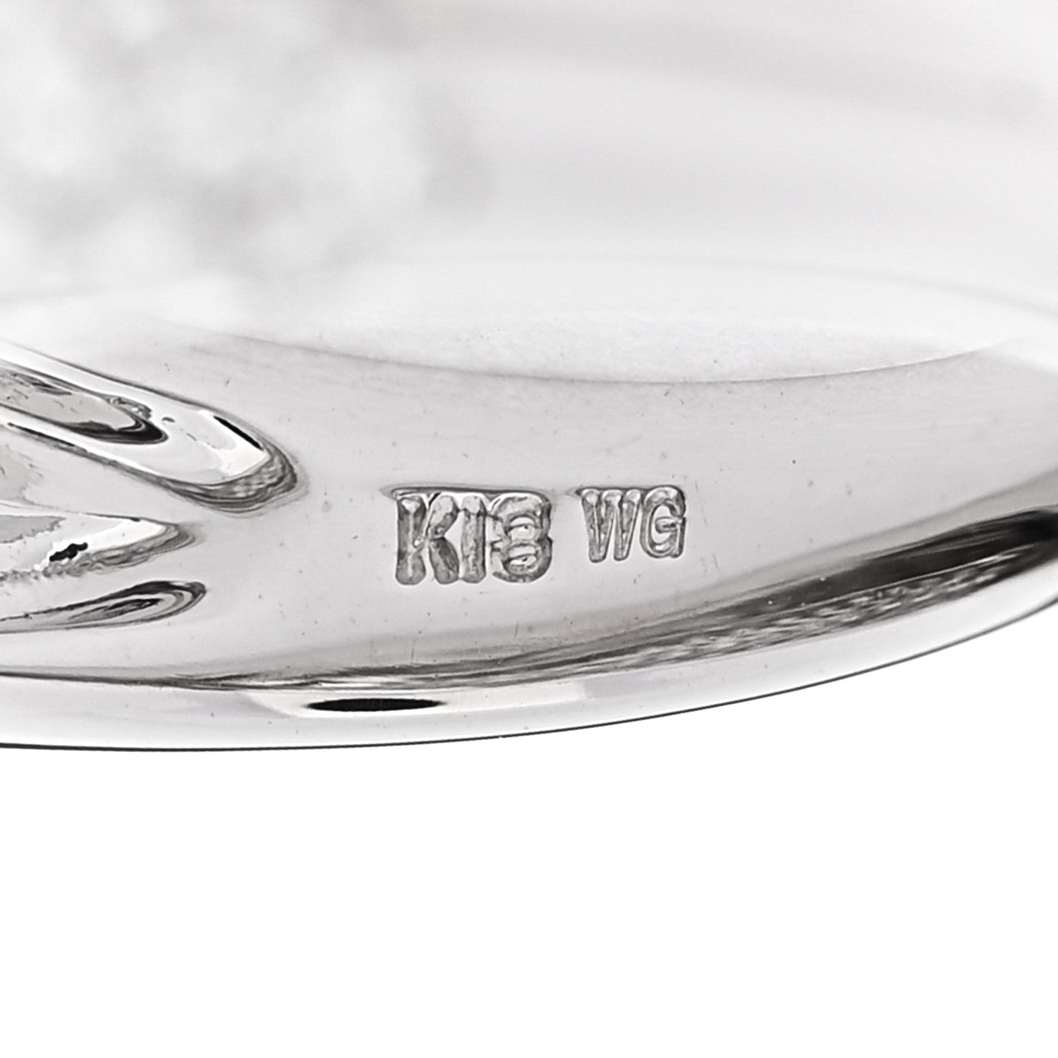 Parker & West by FASHIONPHILE 18K White Gold Diamond 1.00ctw Two Band Ring 51 5.75 4 of 5
