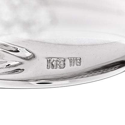 Parker & West by FASHIONPHILE 18K White Gold Diamond 1.00ctw Two Band Ring 51 5.75 4 of 5