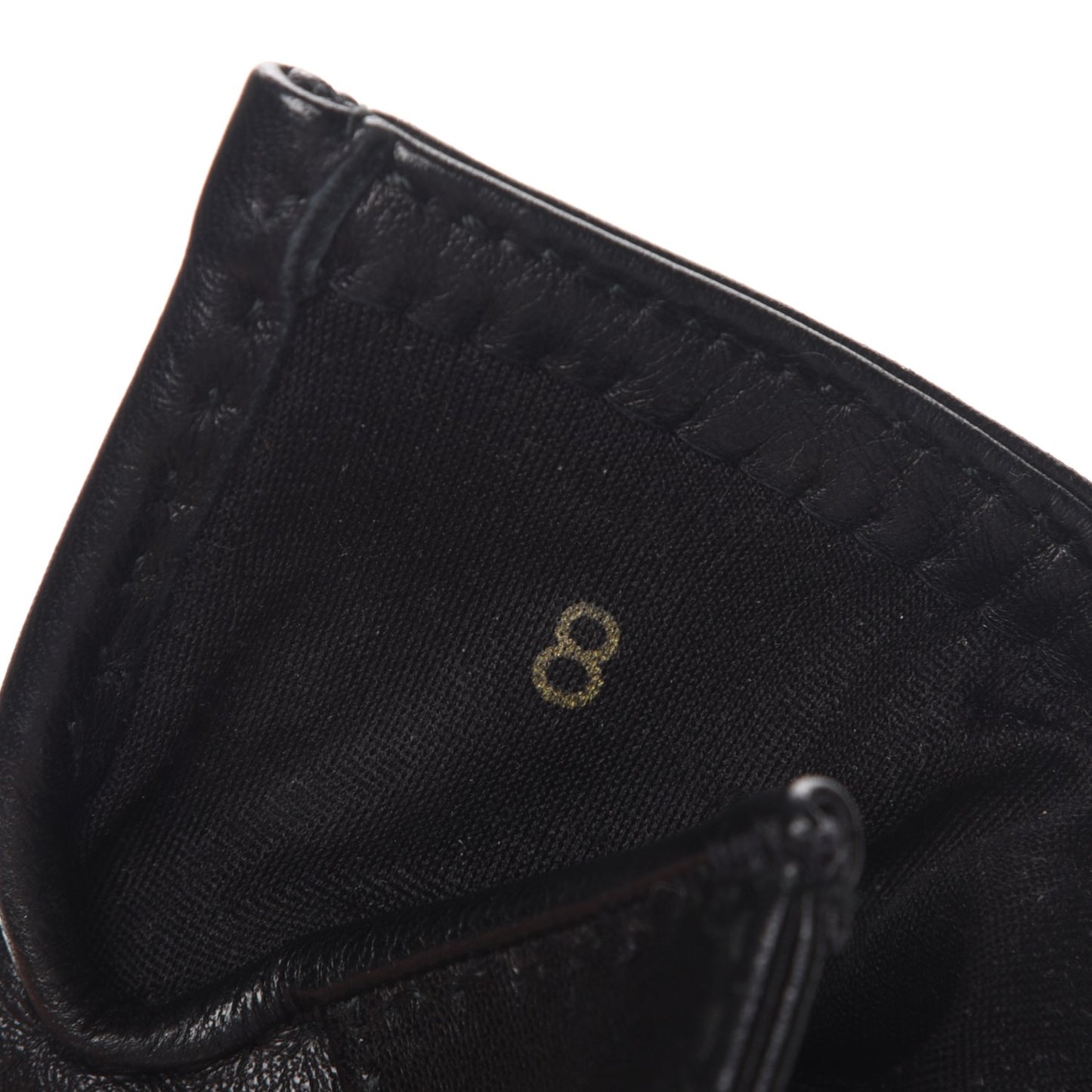 Lambskin Collier De Chien Gloves Black 8