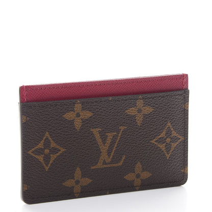 Louis Vuitton Monogram Card Holder Fuchsia 3 of 9