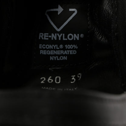 Prada Re-Nylon Gabardine Triangle Logo Double Wheel 50mm Sneakers 39 Black 7 of 9