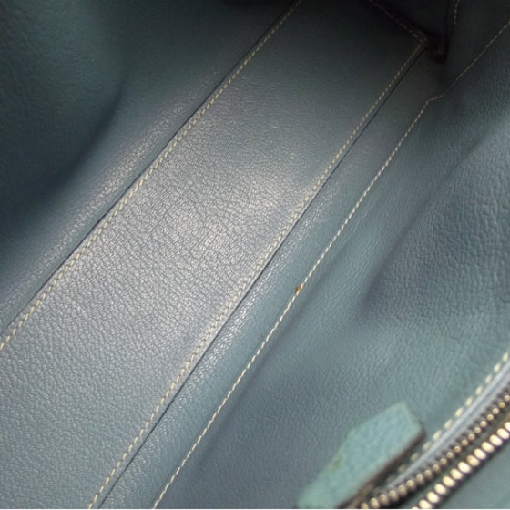 Hermes Togo Fourre Tout Blue Jean 7 of 10
