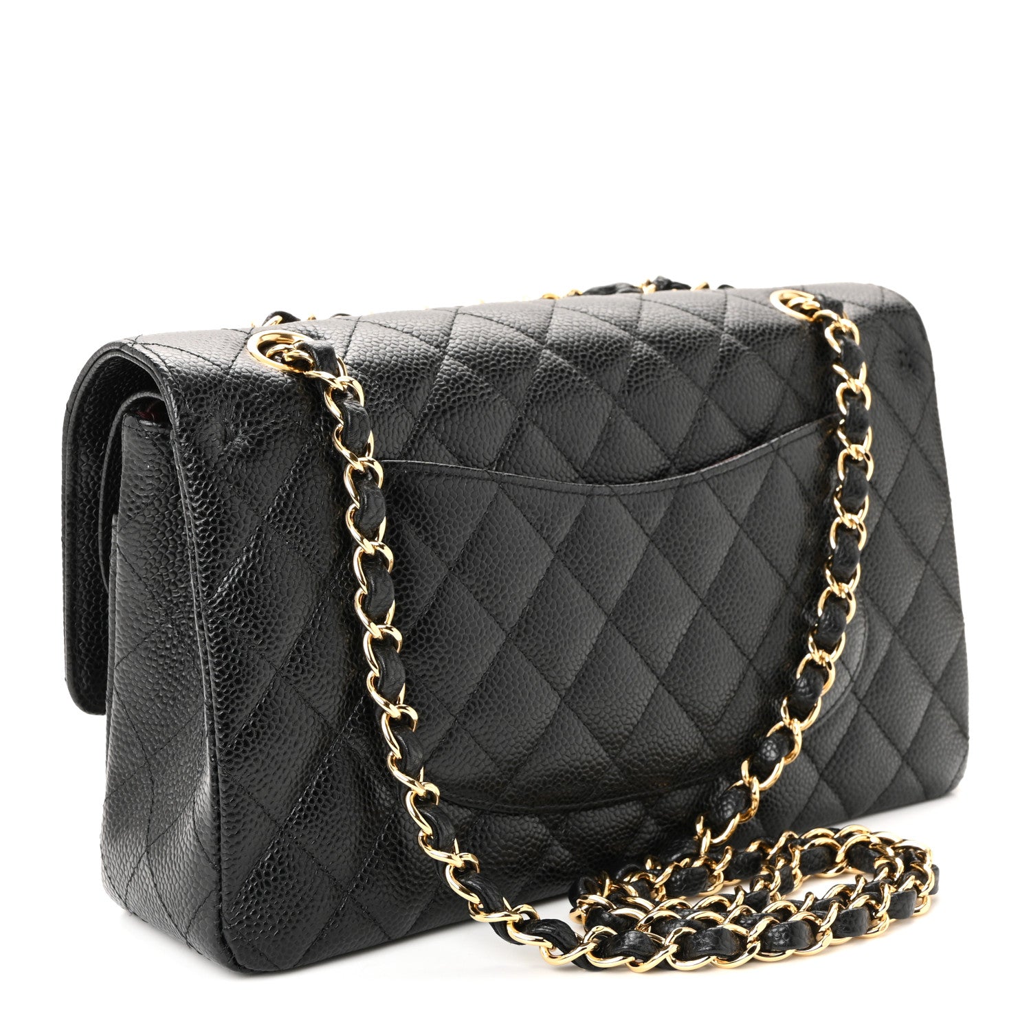 Chanel Caviar Quilted Medium Double Flap Black 3 of 11