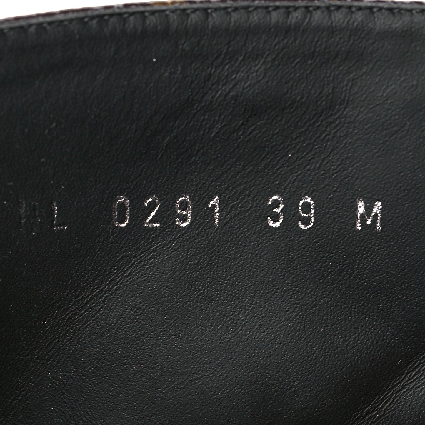 Calfskin Monogram Wonderland Flat Ranger Boots 39 Black