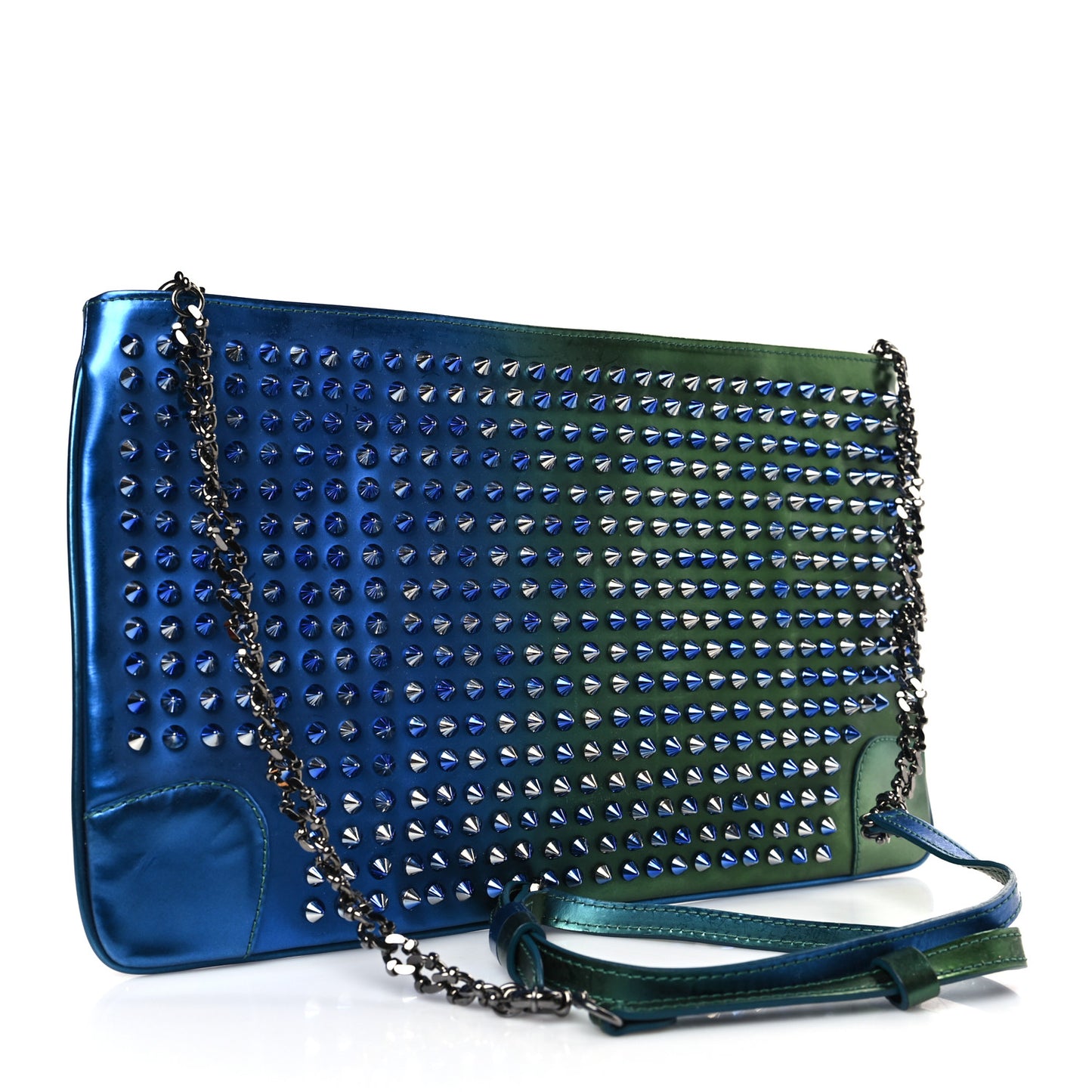 Patent Scarabe Loubiposh Spikes Chain Clutch Ocean Amazon